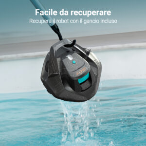 robot piscina seagull se facile da recuperare con gancio incluso