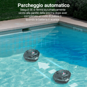 robot piscina seagull se parcheggio automatico