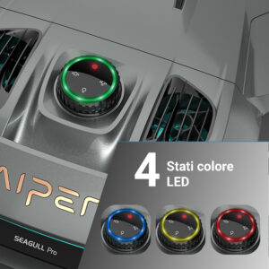 robot piscina seagull pro 4 stati colore led