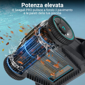 robot piscina seagull pro potenza elevata pavimento e pareti